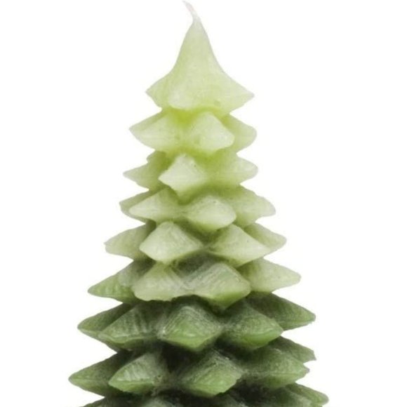 NWT TAG Tree Candle Chunky 5.5" Winter Evergreen 610038 Original Packaging NEW - Picture 5 of 7